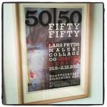 Fifty/Fifty - udstillingens plakat