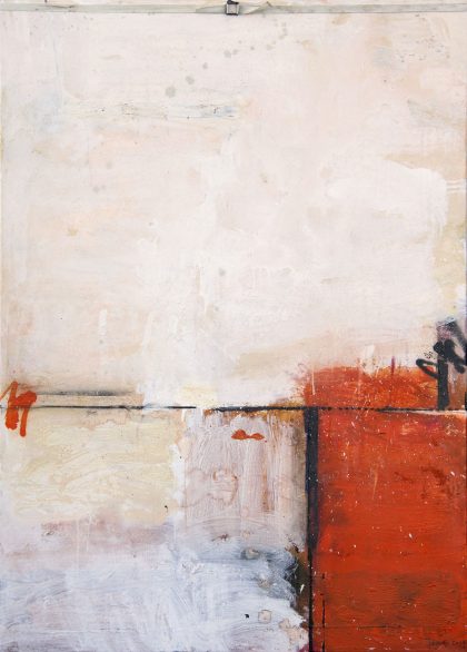 Lars Pryds: "Hvid, sand og orange", 2017.
