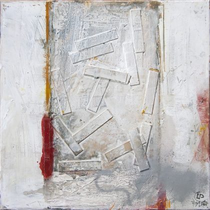 Lars Pryds: "White with red", 2017.